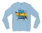 Naa Romba Bisyy Men/Unisex Long Sleeve T-Shirt in Light Blue Color